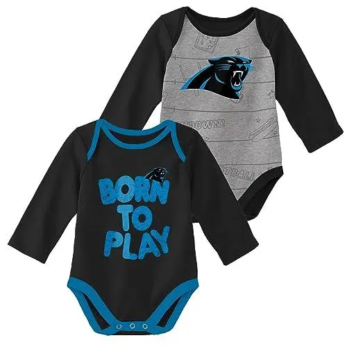 Produktbild: Outerstuff NFL Baby 2er Body-Set Carolina Panthers - 24M
