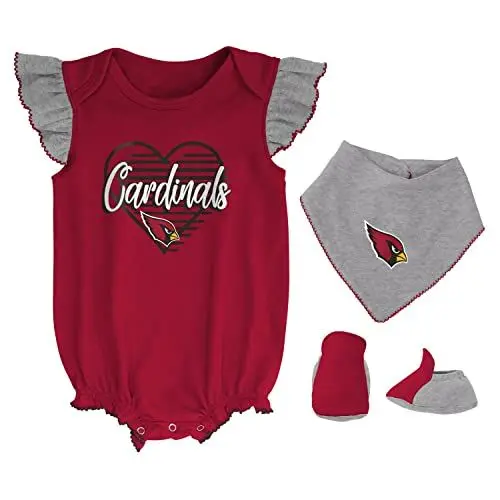 Produktbild: Outerstuff NFL Mädchen 3er Baby-Set Arizona Cardinals - 24M