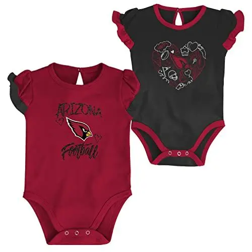 Produktbild: Outerstuff NFL Mädchen Baby 2er Body-Set Arizona Cardinals - 3-6M