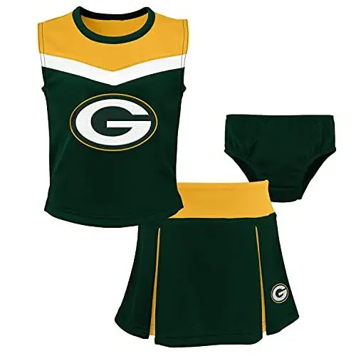 Produktbild: Outerstuff NFL Mädchen Cheerleader Set - Green Bay Packers - 4T