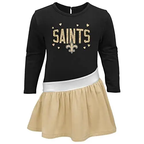 Produktbild: Outerstuff NFL Mädchen Tunika Jersey Kleid - New Orleans Saints 2T