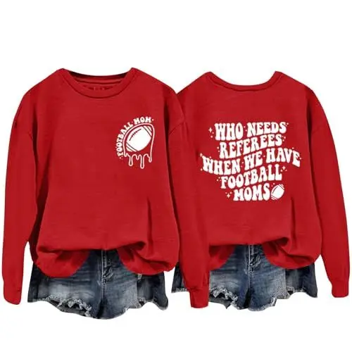 Produktbild: Outfit Damen Autumn Sale Langarmshirt Damen Baumwolle Wildlederjacke Damen Blaues Longsleeve Damen Christmas Sweater Dinosaur Hoodie Kleid Mädchen Hoodies Für Mädchen Sale