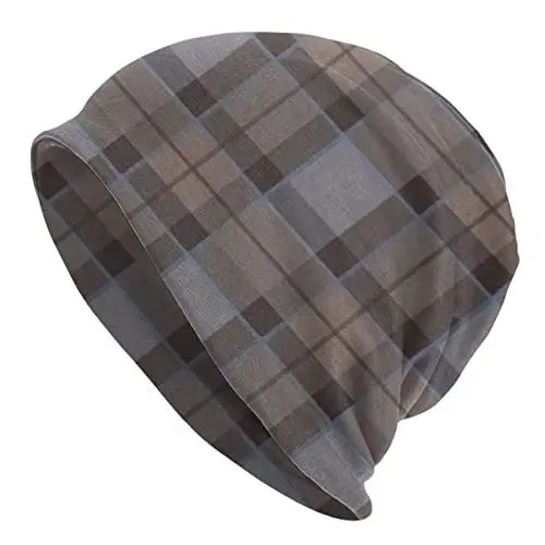 Produktbild: Outlander Fraser Tartan Plaid Herren Damen Beanie Mütze Warme Strickmütze für kaltes Wetter