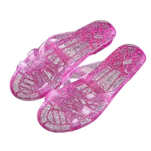 Produktbild: Outlet Angebote Hausschuhe Damen Transparent Sandalen Wolke Schlappen Weiche rutschfeste Badeschuhe Cozislides Original Slippers Elegant Pantoletten Indoor Outdoor Offener Zehentranner