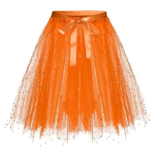 Produktbild: Outlet Angebote Sale Damen Tutu Rock Tüllrock Tütü Röcke Kostüm Zubehör Für 80Er Rock Tütü Kurz Ballett Unterrock Unterrock Crinoline Petticoat Röcke Tüll Petticoat Fashion Angebote Damen