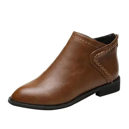 Produktbild: outlet angebote Langschaft Stiefel Damen Weiter Schaft Stylisch & Praktisch Winterstiefel Damen Elegant Klobiger Blo herren laufschuhe sale weihnachtsdeko sale