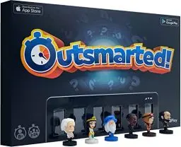 Produktbild: Outsmarted – Die Live-Quizshow als Brettspiel (Deutsche Version) | Der ultimative Spieleabend für die ganze Familie | Ab 8 Jahren | Perfekt für 2-24 Spieler | 7.000+ Multimedia-Fragen | Ausgabe 2024