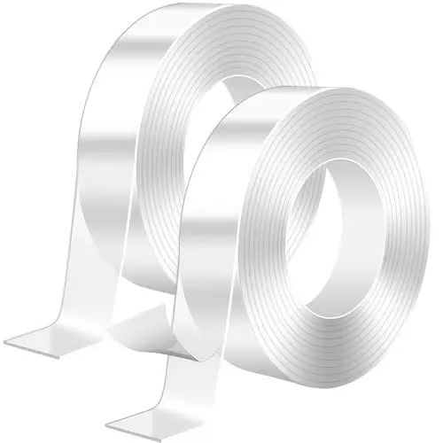 Produktbild: outtshop Doppelseitiges Klebeband 10M Doppelseitiges Klebeband Extra Stark, Wiederverwendbares Klebeband Doppelseitig Extra Stark Zur Verwendung auf Teppichen, zu Hause oder im Büro
