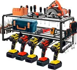 Produktbild: OUUTMEE akkuschrauber halterung werkzeugregal für Elektrowerkzeug Bohrer Multifunktionsbohrer Werkzeugregal 49X20X20CM