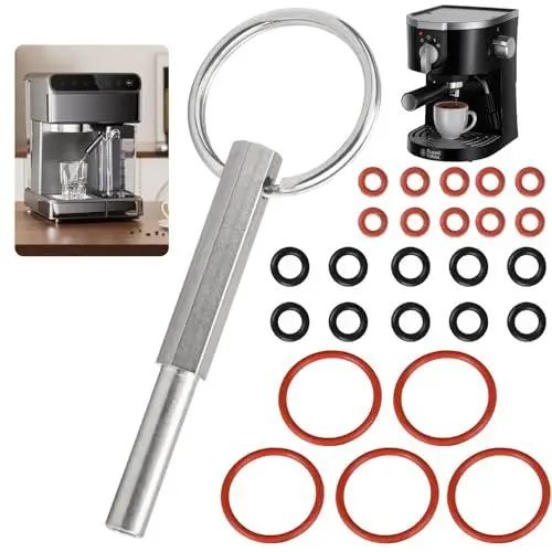 Produktbild: Ovalkopfschlüssel für Jura, Mit Schlüsselanhänger Ovalkopfschlüssel, für Jura Ersatzteile, Edelstahlmaterial für Jura Ovalkopfschlüssel Ersatzteile für Kaffeevollautomaten