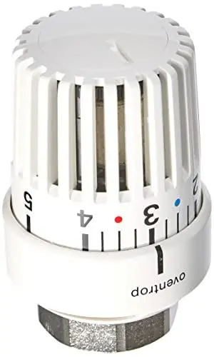 Produktbild: Oventrop LI Thermostatkopf, Weiß, 32x1mm, mit Einstellung „0“ || Temperaturbereich 7-28' C