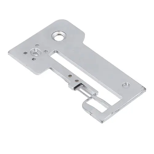 Produktbild: Overlock-Nähmaschinen-Nadelplatte, Edelstahl-Nadelplatte, Stabil, Gute Kompatibilität, Einfache Installation, Abriebfest, für die Reparatur von Kleidung