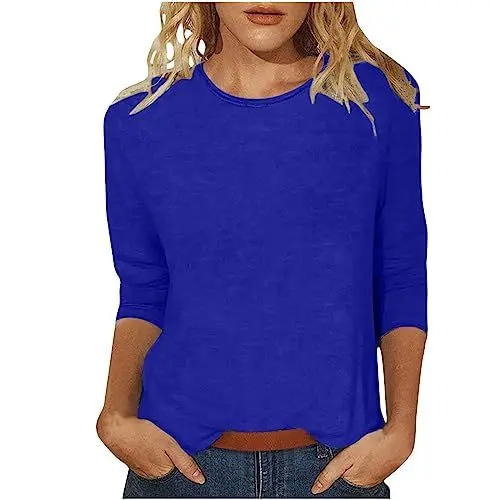 Produktbild: Oversize Tops for Women Beach Essentials Vacation Women's Loose Fitting Casual Office Outfits Summer Short Sleeve T-Shirt Solid T Shirts Flowing Sleeves to Cover Arms Womens Spaghetti Strap All