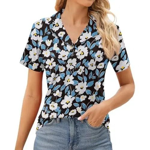 Produktbild: Oversized Tshirt damenTop Schwarz Kostüme & Blazer für Damen Off The Shoulder Top Rose Rot Blusen Pullover Flieder Damen Tweed Blazer Damen Bluse mit Kapuze Damen Grün M