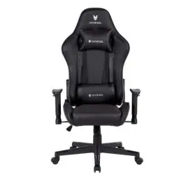 Produktbild: Oversteel - ULTIMET Professional Gaming Stuhl Kunstleder, 2D Armlehnen, höhenverstellbar, 180° verstellbare Rückenlehne, Gasdruckfeder Klasse 3, bis 120Kg, Farbe Schwarz