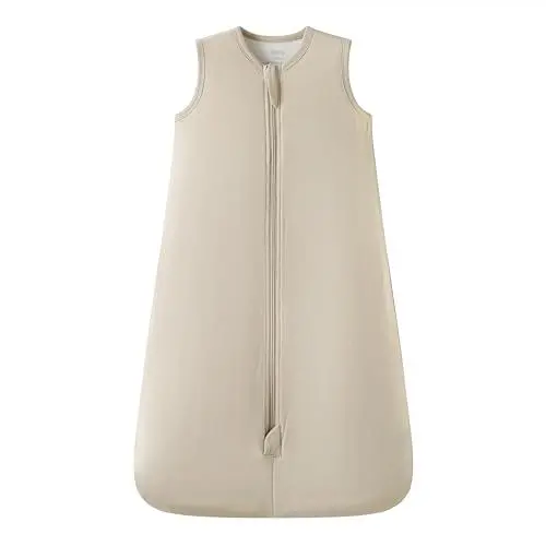 Produktbild: Owlivia Bambus Baby Schlafsack Unisex Kleinkinder-Schlafsack 1.0 TOG Tragbare Decke Baby Jungen Mädchen Schlafanzug (Beige, 3-12 Monate)