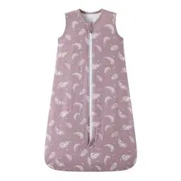 Produktbild: Owlivia Bambus Baby Schlafsack Unisex Kleinkinder-Schlafsack 1.0 TOG Tragbare Decke Baby Jungen Mädchen Schlafanzug (Federmalve, 12-18 Monate)