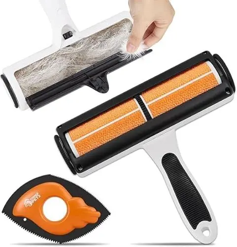 Produktbild: Ownpets Tierhaarentferner, Hunde/Katzenhaare Entfernen, Dog/Cat Hair Remover, Haustier Haarroller Set, Ideal für Teppiche, Auto, Sofas, Kleidung usw.