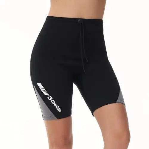 Produktbild: Owntop Damen Neoprenhose - 2mm Neoprenanzug-Shorts, Warm Halten für Surfen Schnorcheln Schwimmen Tauchen Neoprenanzug-Unterteile, Damen Grau XXL