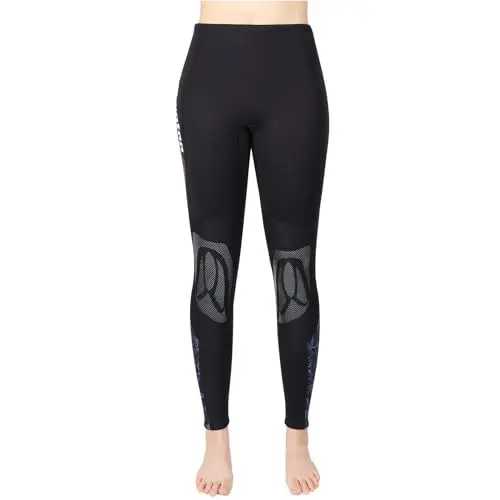 Produktbild: Owntop Neoprenhose für Männer Frauen und Jugend - 3MM Tauchhose, Thermo Tauchanzug Hosen, Erwachsene Wetsuits Pants Sonnenschutz UV 50+ Badeanzüge, L