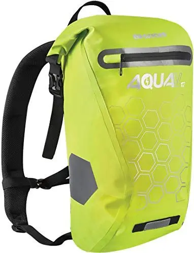 Produktbild: Oxford Aqua Rucksack – Wasserdichter Fahrradrucksack mit reflektierenden Details für hohe Sichtbarkeit