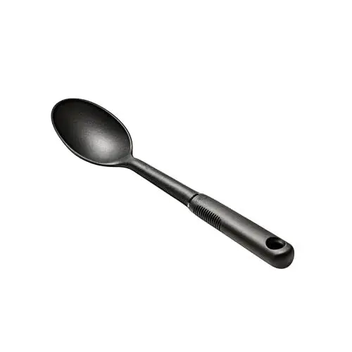 Produktbild: OXO Good Grips Nylon-Löffel – Hitzebeständig & Sicher für Antihaft-Kochgeschirr – Ideal für Suppen, Saucen & Eintöpfe
