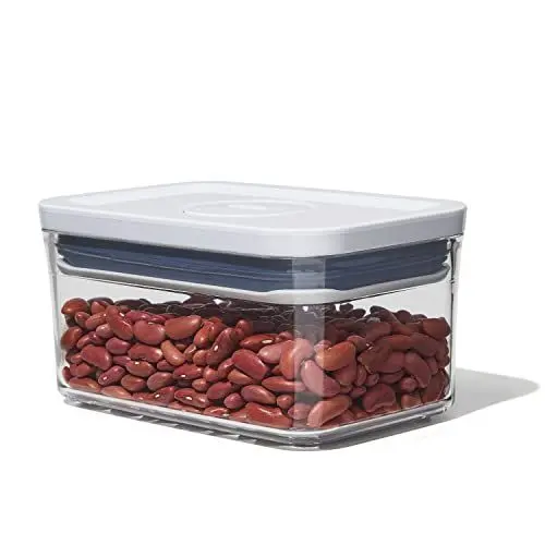 Produktbild: OXO Good Grips POP-Behälter – luftdichte, stapelbare Aufbewahrungsbox mit Deckel für Lebensmittel – 0,6 l für Kerne und mehr