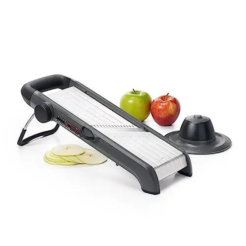 Produktbild: OXO Good Grips Profi Obst- und Gemüsehobel 2.0 mit Klingen aus japanischem Edelstahl, grau, Koch