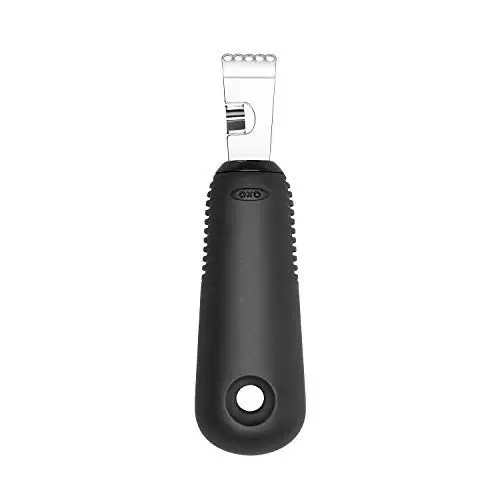 Produktbild: OXO Good Grips Zitronenreibe und Zestenreißer mit Schälmesser, Schwarz