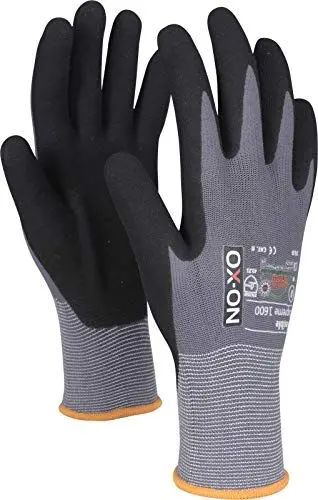 Produktbild: OX-ON Flexible Supreme Arbeitshandschuhe Nitril Gartenhandschuhe Gr. 6-12 (8/M)