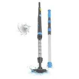Produktbild: Oxseryn Poolsauger Handlicher Tragbarer Poolsauger wiederaufladbarer Handsauger mit Teleskopstiel Poolreiniger 45 Minuten Laufzeit mit elektrischer Bürstenkopf für Aufstellpools, Whirlpools und Spas