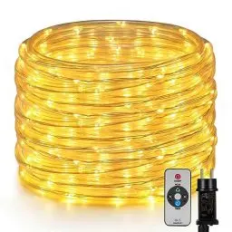 Produktbild: OxyLED LED Lichterschlauch Außen 20m 300 LEDs - Lichterschlauch Aussen IP44 Wasserfest 7 Modi Dimmbar per Fernbedienung Led Schlauch Outdoor für Garten, Party, Hochzeit & Innen Außen Dekoration