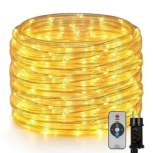 Produktbild: OxyLED LED Lichterschlauch Außen 20m 300 LEDs - Lichterschlauch Aussen IP44 Wasserfest 7 Modi Dimmbar per Fernbedienung Led Schlauch Outdoor für Garten, Party, Hochzeit & Innen Außen Dekoration