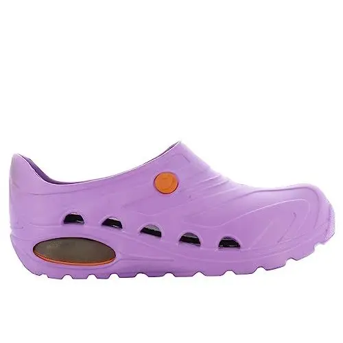 Produktbild: Oxypas Safety Jogger Arbeitsschuhe Damen - Antistatische und rutschfeste Sicherheitsschuhe Herren, Leichter Clog für Medizin, Pflege und Gastro, Antibakteriell, Lila, EU 41/42
