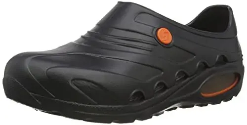 Produktbild: Oxypas Safety Jogger Arbeitsschuhe Damen - Antistatische und rutschfeste Sicherheitsschuhe Herren, Leichter Clog für Medizin, Pflege und Gastro, Antibakteriell, Schwarz, EU 45/46