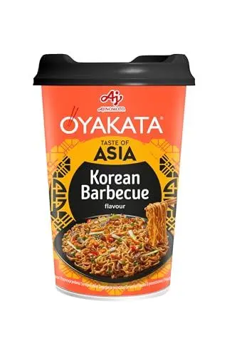 Produktbild: OYAKATA Korean Barbecue Geschmack Instant Nudeln Wok Style Japanischer Art Schnelle Zubereitung Ramen 93g