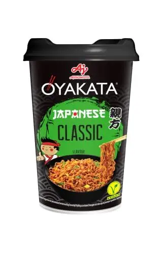 Produktbild: OYAKATA Instant-Nudelbecher Classic 93 g I Klassische Sojasoße mit Gewürzmischung I Fertigmahlzeit in 3 Minuten I Ideal für unterwegs & Zuhause I Authentische japanische Ramen-Nudeln