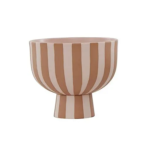 Produktbild: OYOY Toppu Bowl – Braune Steingut-Schale in Caramel/Rose, Ø15 x H13 cm