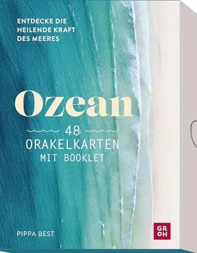 Produktbild: Ozean: 48 Orakelkarten mit Booklet | Kartendeck mit Buch mit genauer Erklärung | Entdecke mit kraftvollen Fotos und Botschaften die heilende Kraft des Meeres
