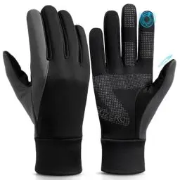 Produktbild: OZERO Herren Wasserdicht Thermohandschuhe, Touchscreen Winterhandschuhe Fahrhandschuhe Fahrradhandschuhe Laufhandschuhe (L)