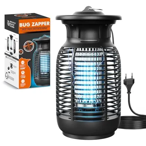 Produktbild: Oziral Moskito Killer Lampe 20W 4000V Elektrischer Insektenvernichter Insektenfalle Mückenlampe Keine UV-Licht Keine giftigen Chemikalien Mückenfalle für Innen Schlafzimmer Aussen Gärten