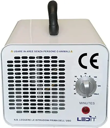 Produktbild: Ozon-Entfeuchter CNR-zertifiziert + CE-Zertifizierung Generator-Zertifizierung in Italien, 10.000 mg/h Timer 120 min für den professionellen und gewerblichen Gebrauch