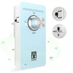Produktbild: Ozongenerator Luftreiniger, Sterilisator Geruchskiller, Air Purifier, Air Ozonizer Generator für Zimmer, Badezimmer, Haustiere, Formaldehyd und Geruch, Hohe Effizienz - Blau