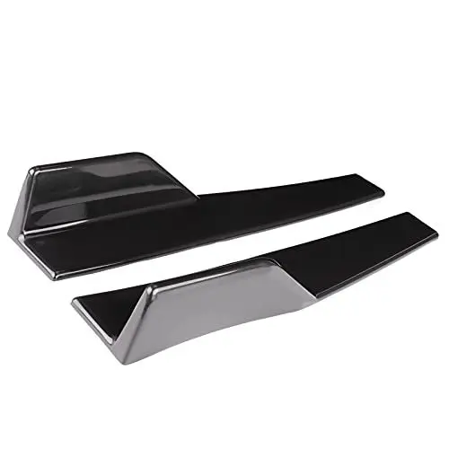 Produktbild: Paar Universal Side, Splitter Winglet Wing Seitenschweller Skirt Rocker 2009 2020 370z Diffusor Car Body Kit Glossy Black 17.7x3.3in
