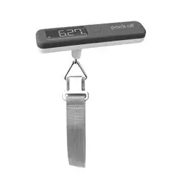 Produktbild: pack all 50kg Kofferwaage, digitale Kofferwaage, Gepäckwaage, Luggage Scale mit hintergrundbeleuchtetem LCD-Display, inkl. Batterie(Grau)