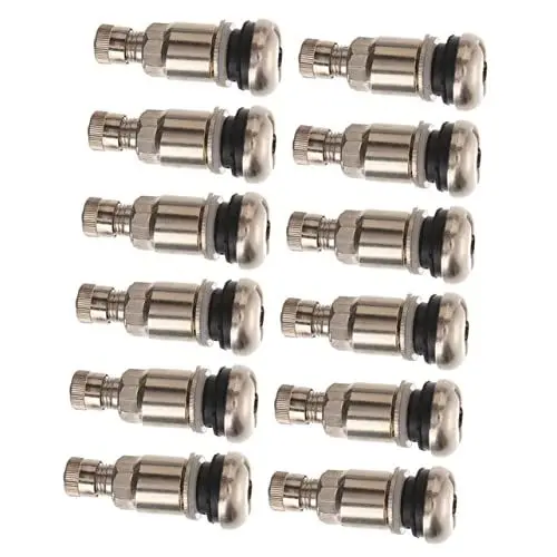 Produktbild: PACKOVE 12st Reifenventil Wohnmobil Stecker Schlauchlose Ventilschäfte Staubkappen Für LKW-Reifen Autoreifen Teil Wagen Reifenabdeckung Zubehör Staubschutzkappe