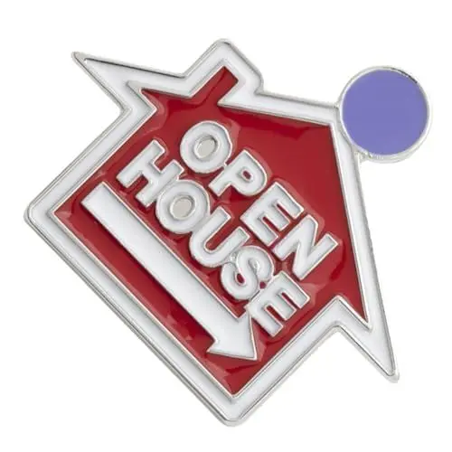 Produktbild: PACKOVE Charm-anstecknadel Dekorative Echte Anstecker Hausschild Brosche Pride-anstecknadel Für Hüte Handtaschen Kleidung