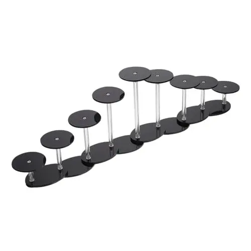 Produktbild: PACKOVE 1Stk Step-Display-Rack klarer Schuh Vorratsdosen mit Deckel ohrringe Regal filigrane Schmuckständer Warenorganisationsstand außer Form Veranstalter Kuchenstand