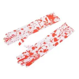 Produktbild: PACKOVE 1 Paar Bluthandschuhe für Halloween Halloween-Handschuh halloween handschuhe kostüm Halloween-Party-Kostüm Party-Bluthandschuhe Abschlussball schmücken Kleidung Tuch