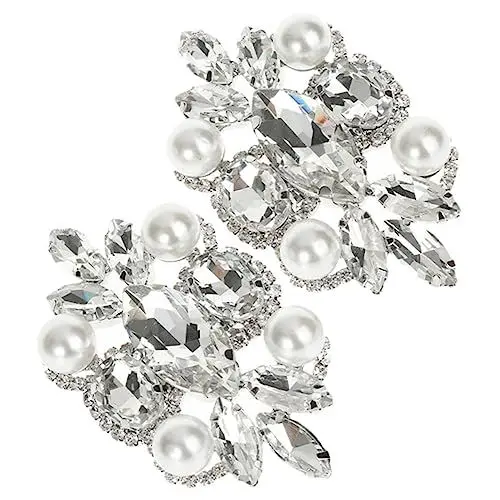 Produktbild: PACKOVE 1 Paar Strasssteine ​​für Abendschuhe Charms für Damen Modische Schuh-clip-schnalle
